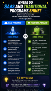 Where Do SaaS and Traditional Programs Shine?